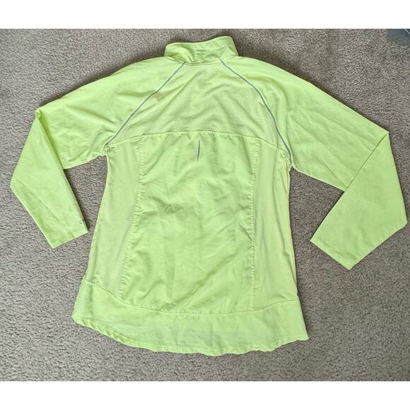 Champion Duo Dry Yellow Green Lightweight Full Zip Windbreaker Women’s X-Large - Picture 2 of 12